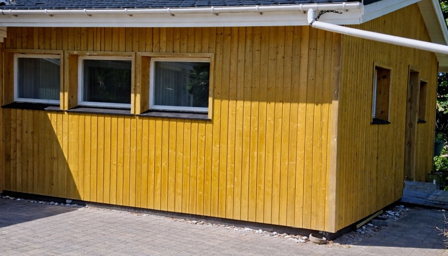 Renovering af facader på sommerhus i 4500 Nykøbing Sjælland