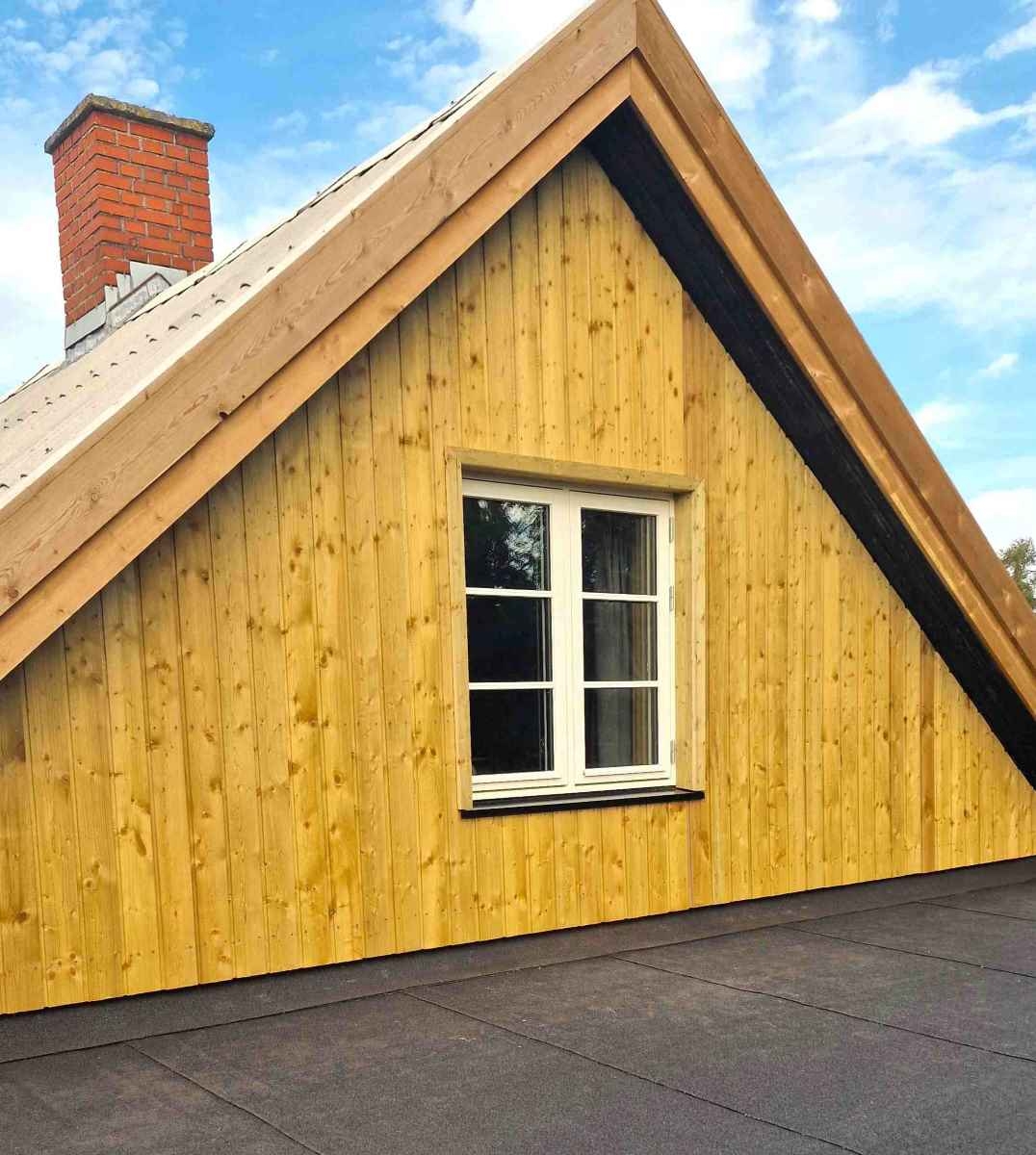 Udskiftning af Facade Beklædning på gavl i 4593 Eskebjerg i Kaldred