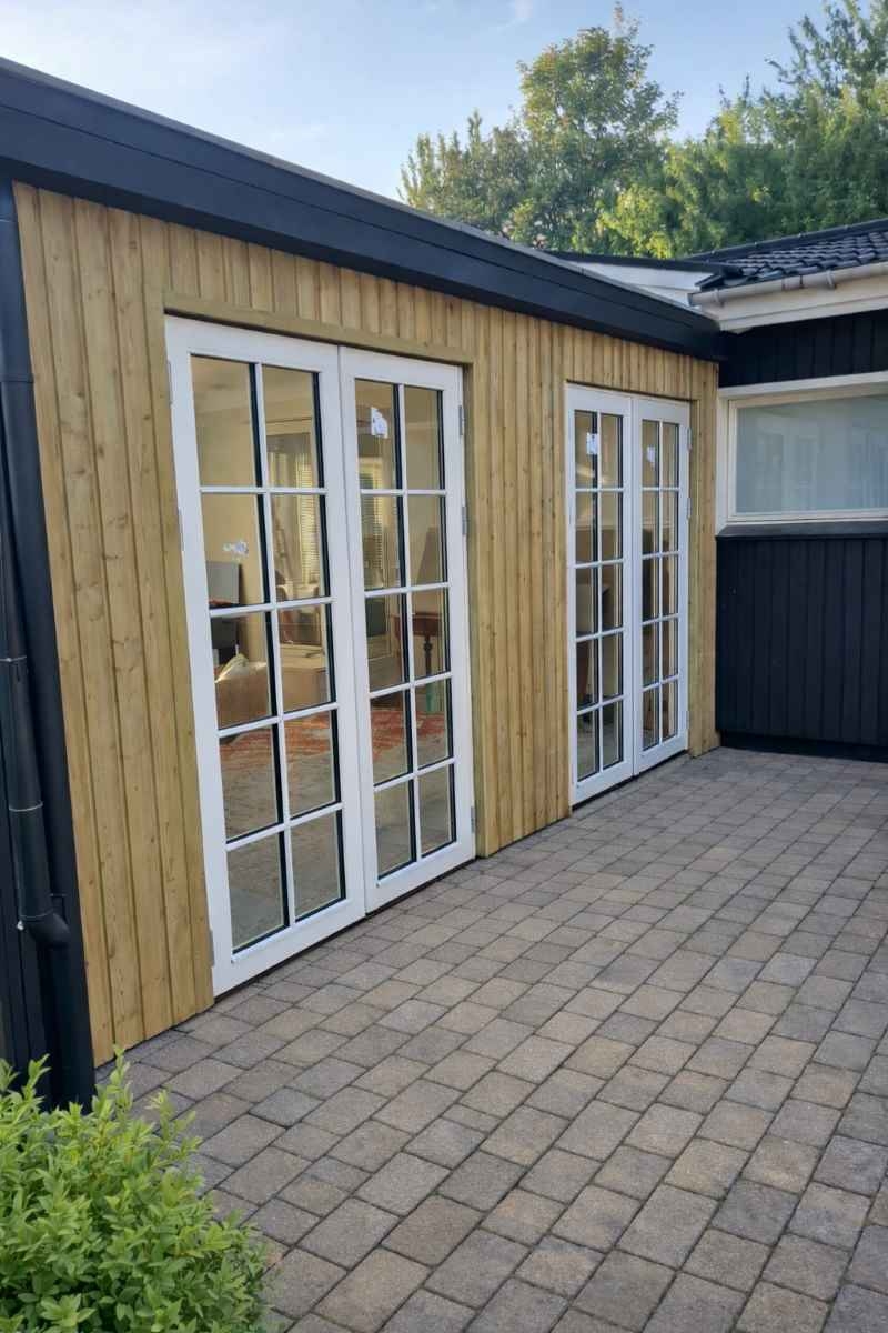 Renovering af Facade samt montering af dobbelt Terrassedør i 4500 Nykøbing Sjælland